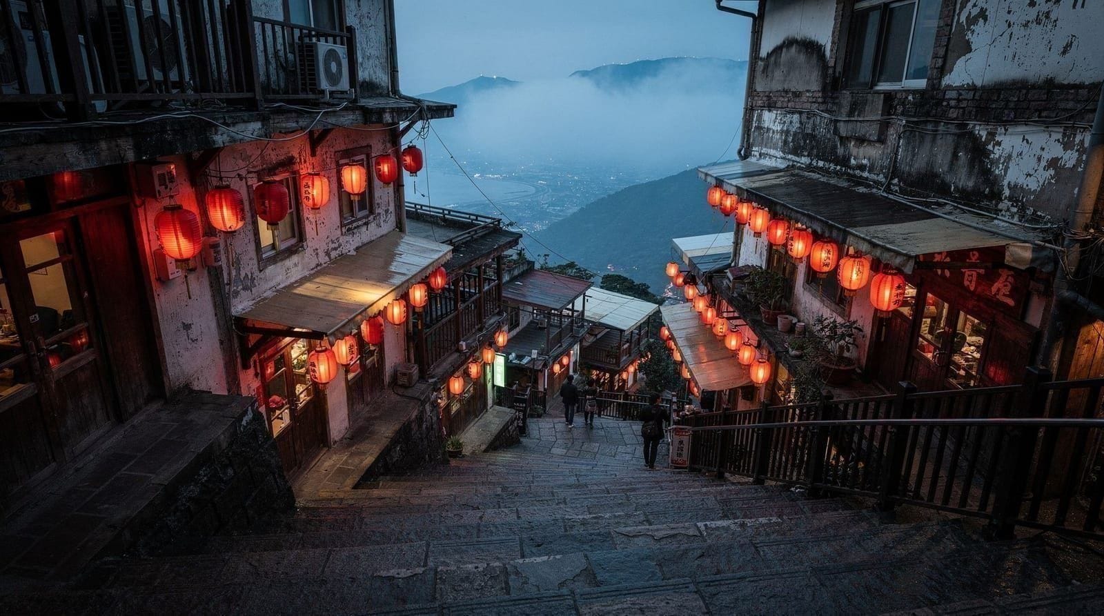 Jiufen at night — what the lanterns look like after dark and whether it's worth the effort — An honest account of visiting Jiufen after dark — the red lanterns, the teahouse
